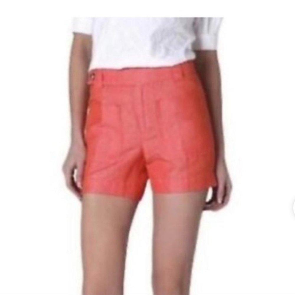 Daughthers Of The Liberation Coral Bermuda Shorts and Cotton Blend